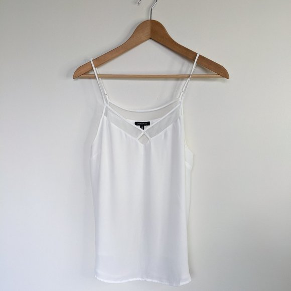 Dynamite White Strappy Mesh Tank - Picture 6 of 6